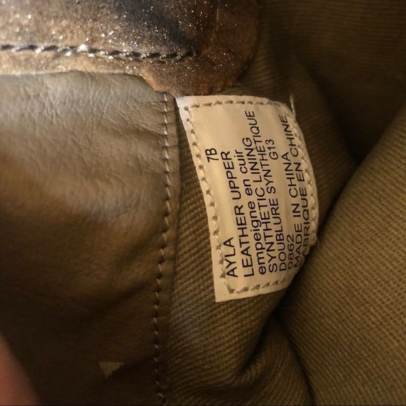 Denim & Supply Gold Crackle Boots size 7 - Picture 8 of 12